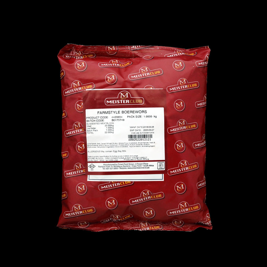 Crown National Farmstyle Boerwors